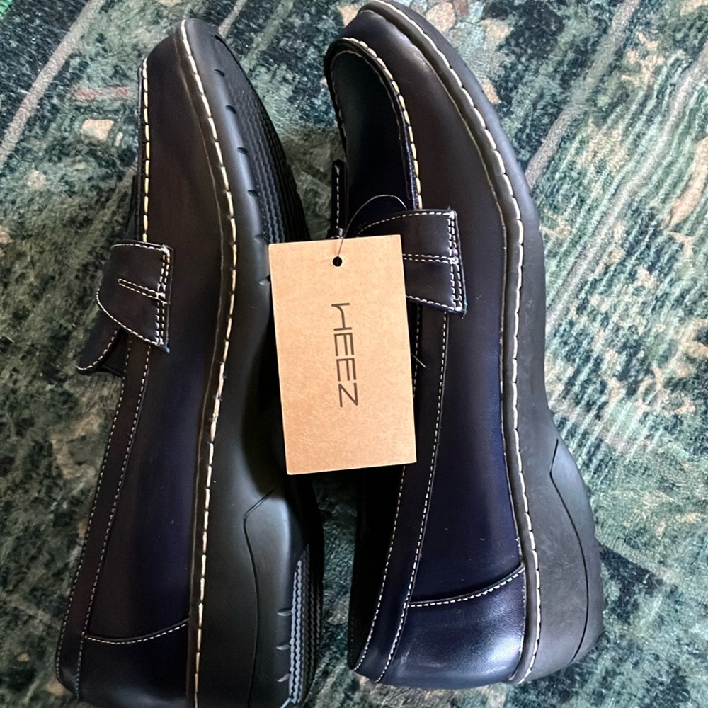 Women’s Navy Blue Loafers - Picture 6 of 7